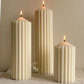 Isla Pillar Candle Trio image 0