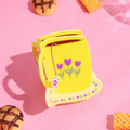Floral Tea Cup Hair Claw Clip | Cozy Reading Style