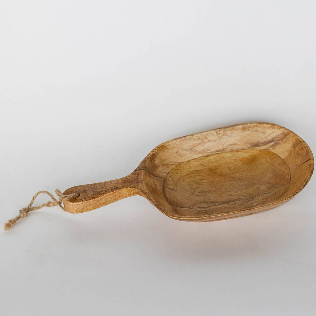 Wooden Bowl with Handle