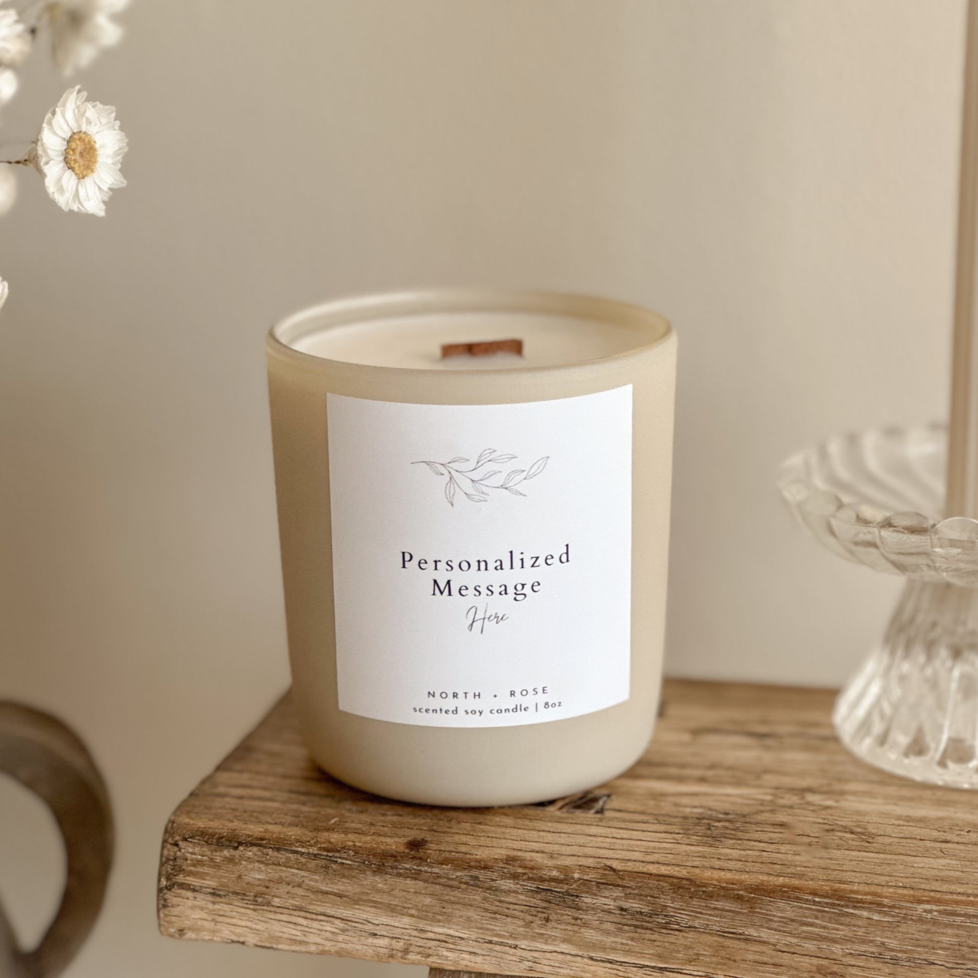Personalized Custom Candle image 0