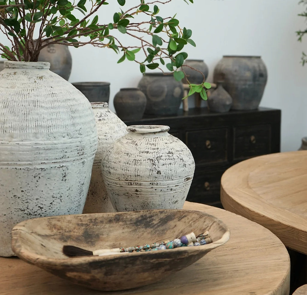 Vintage White Pot image 1