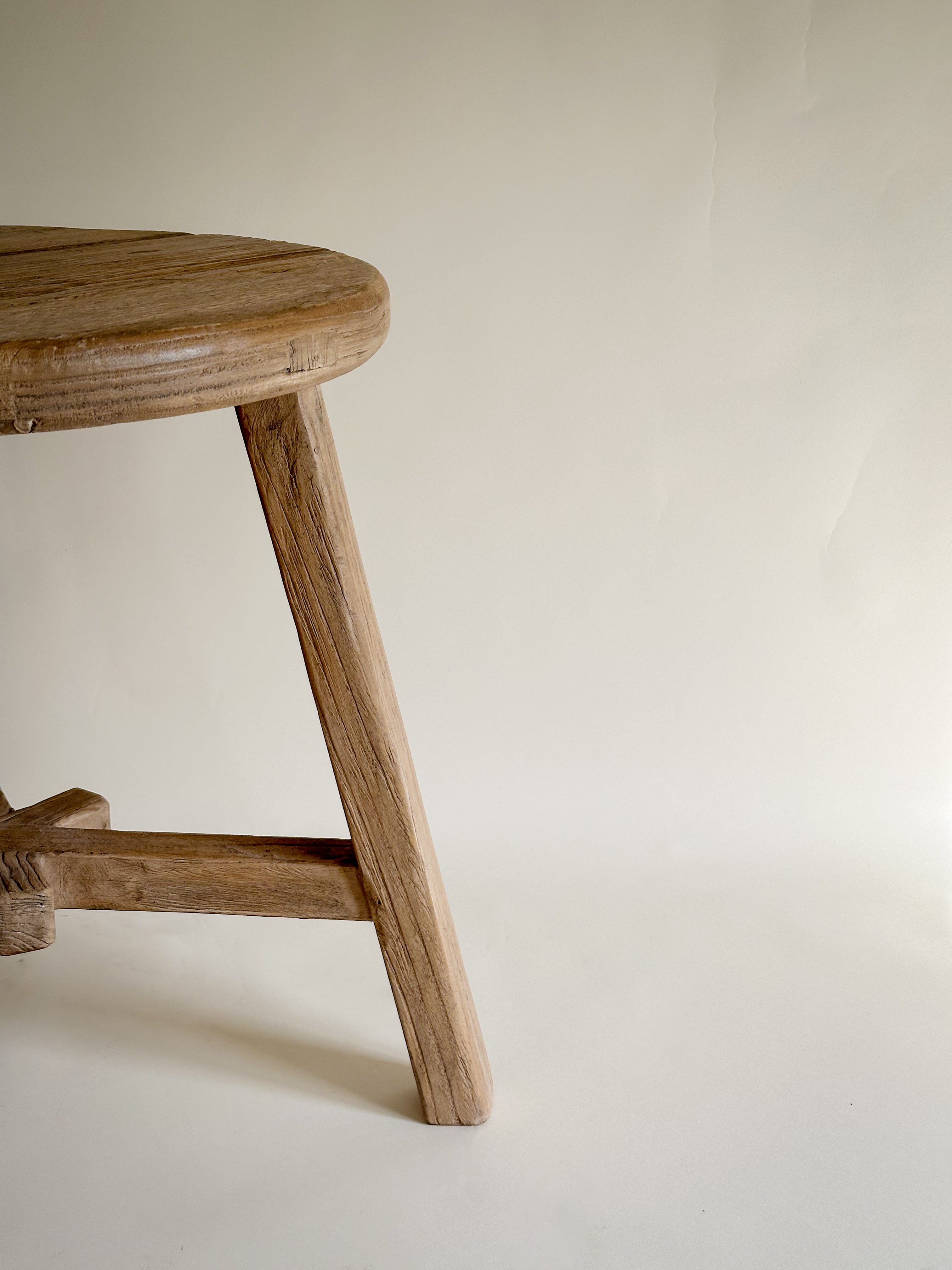 Elm Wood Side Table image 2
