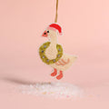 Handcrafted Beaded Ornament-Merry Silly Goose