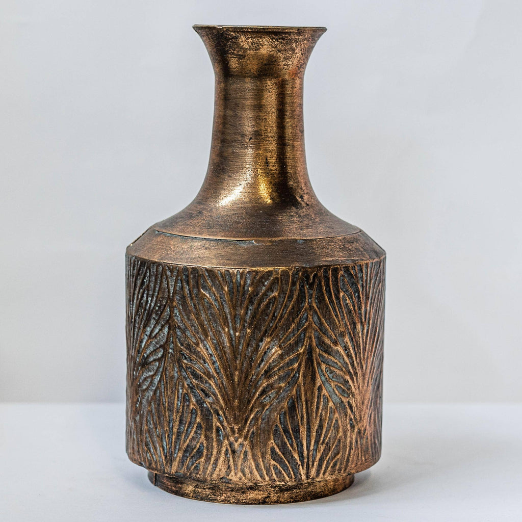 Metal Bottle Vase