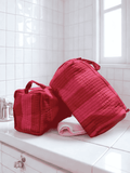 Block Printed and Handmade large waterproof toiletry pouch