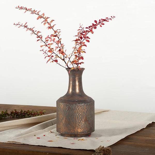 Metal Bottle Vase