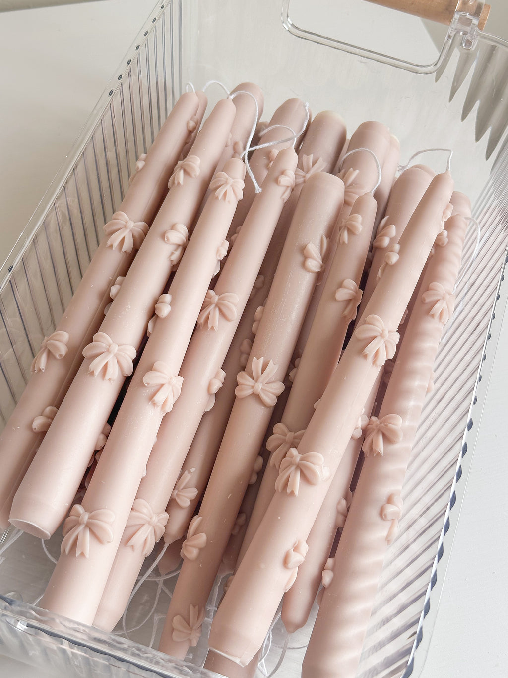 Bow Taper Candle image 1