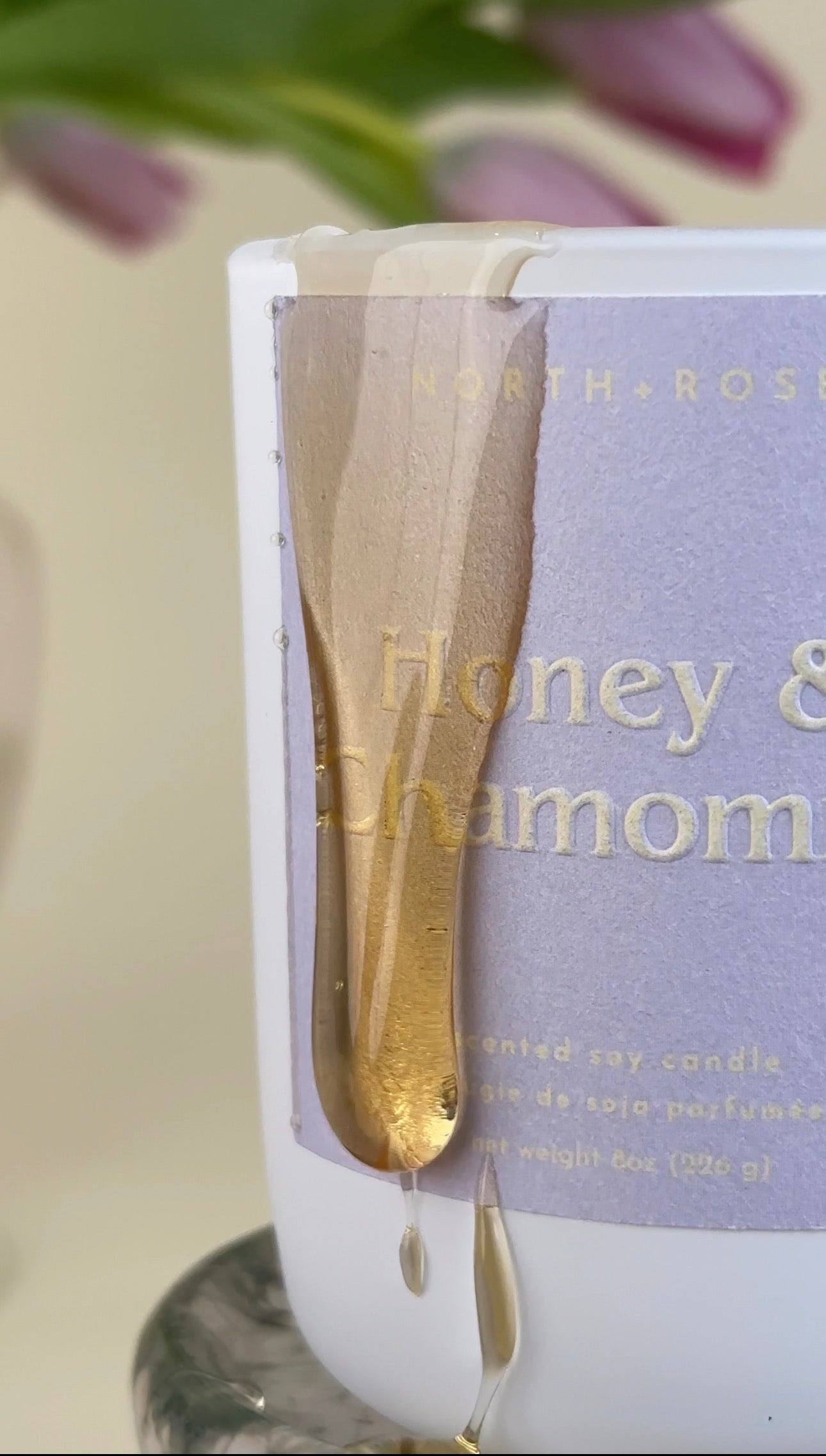 Honey & Chamomile 8oz Scented Candle