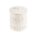 Statement Stacked Salt & Pepper Pinch White