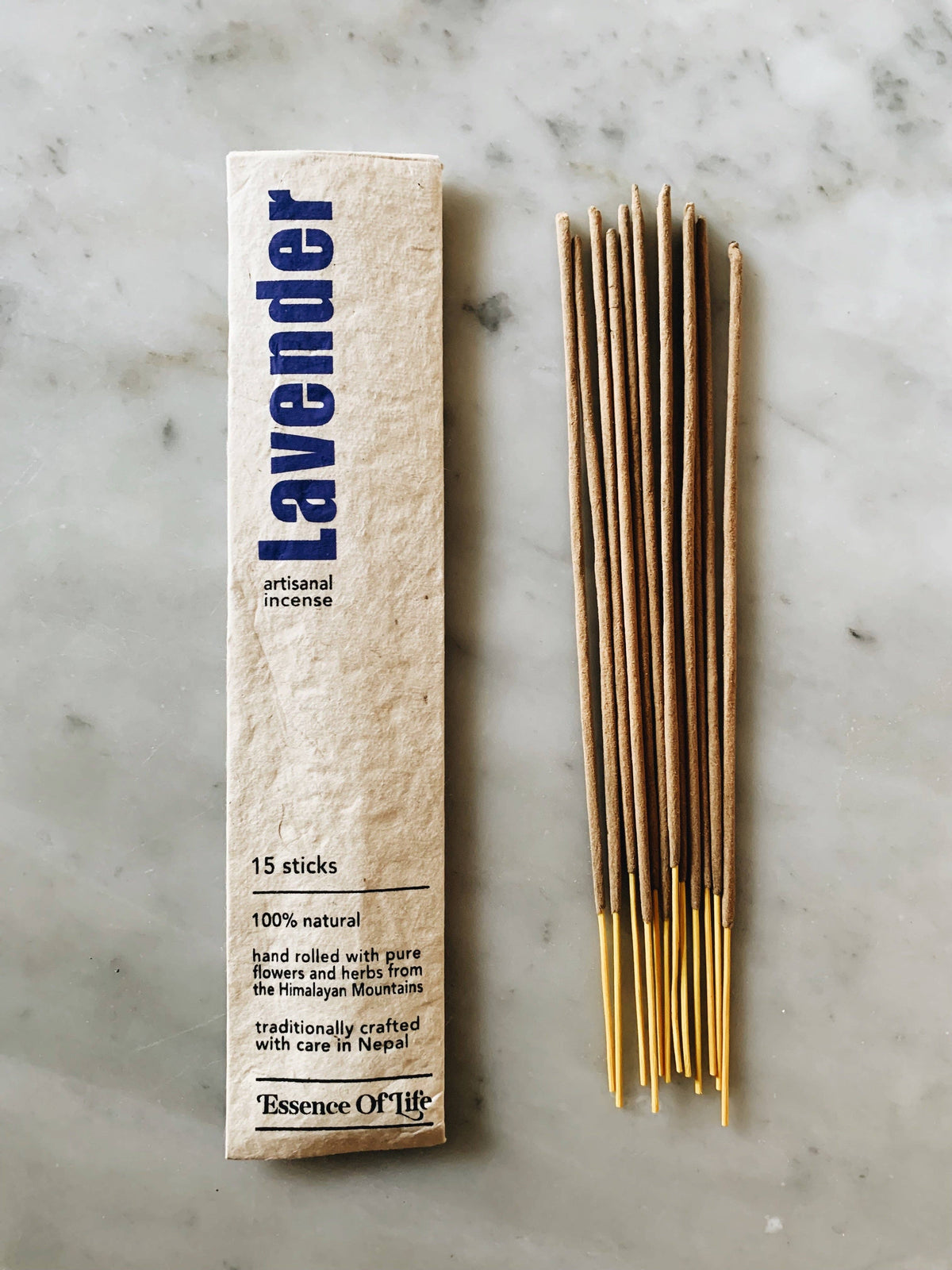 Handcrafted 100% Natural Artisanal incense, Lavender