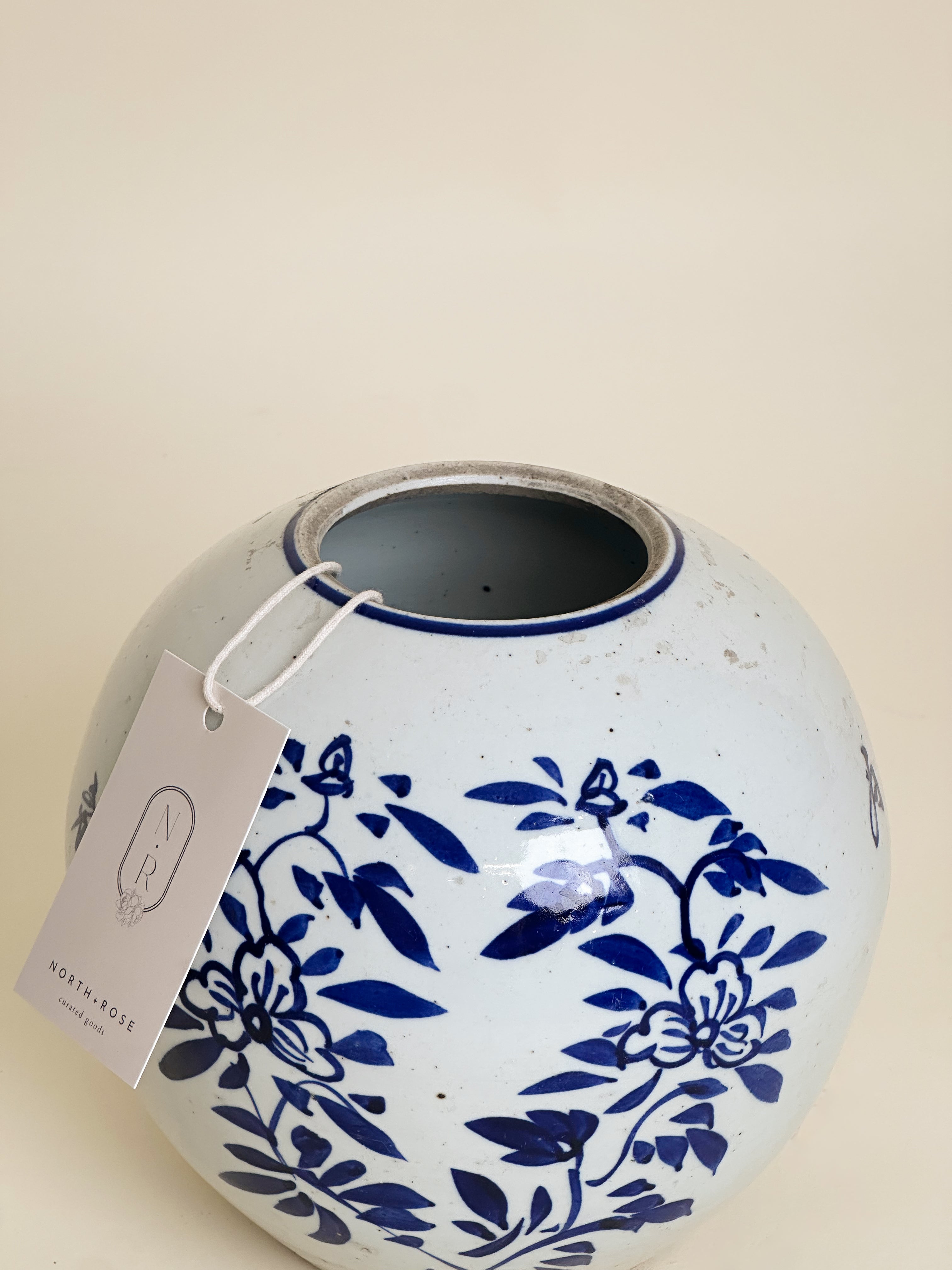 Vintage Porcelain Ginger Jar image 1