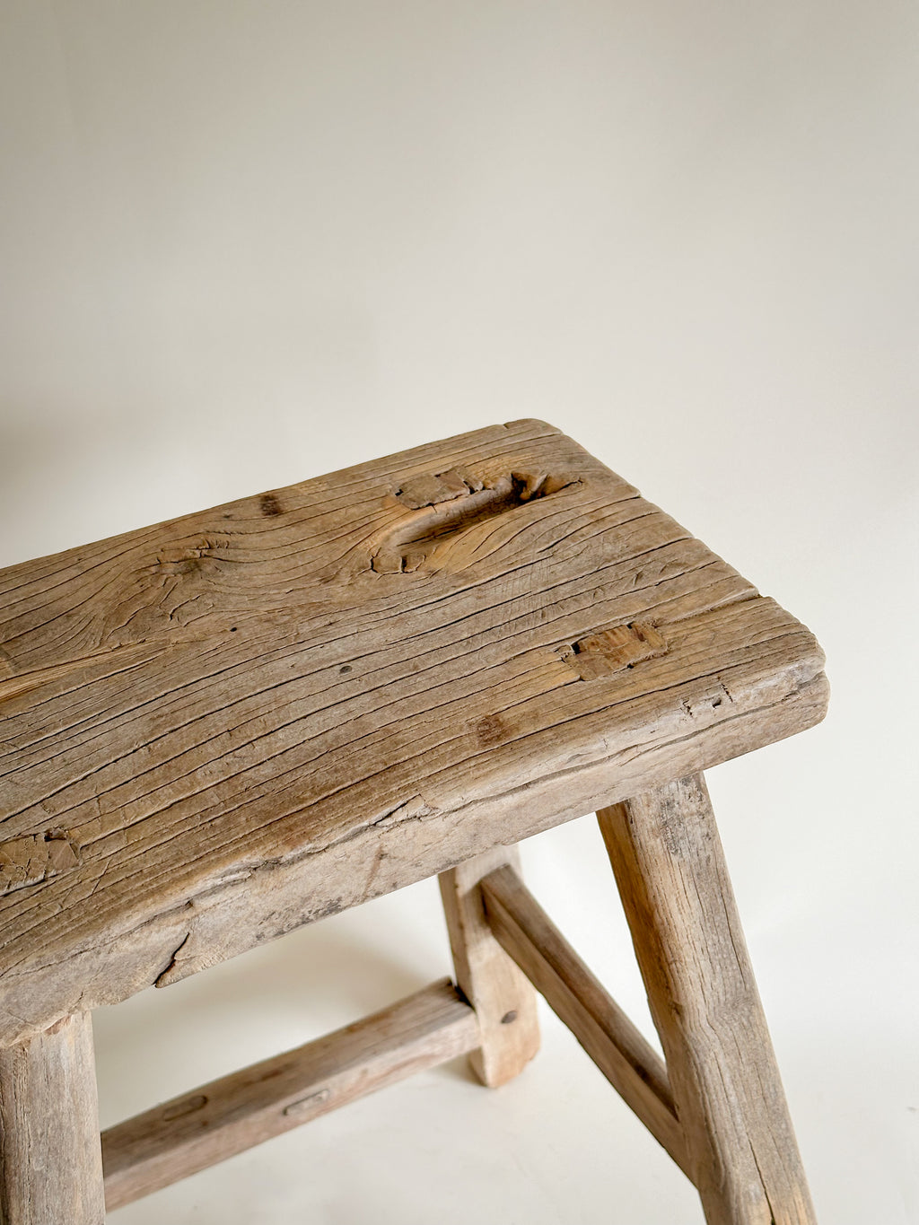 Elm Wood Stool image 4
