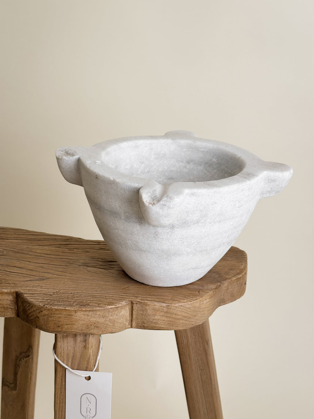 Antique French Marble Mortar image 1