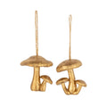 Antique resin mushroom ornaments