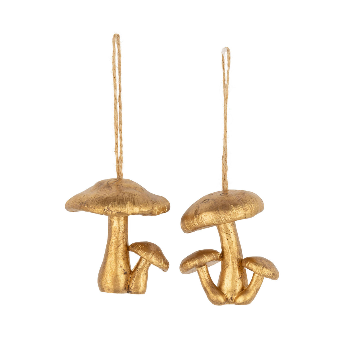 Antique resin mushroom ornaments