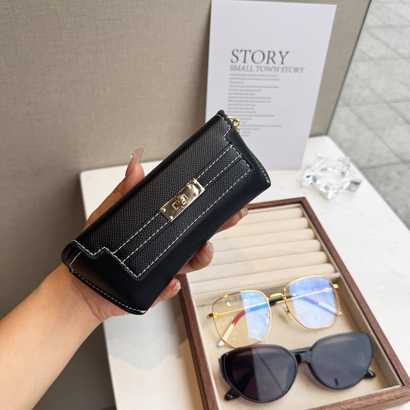 Structured Sunglasses Case Premium Travel Pouch