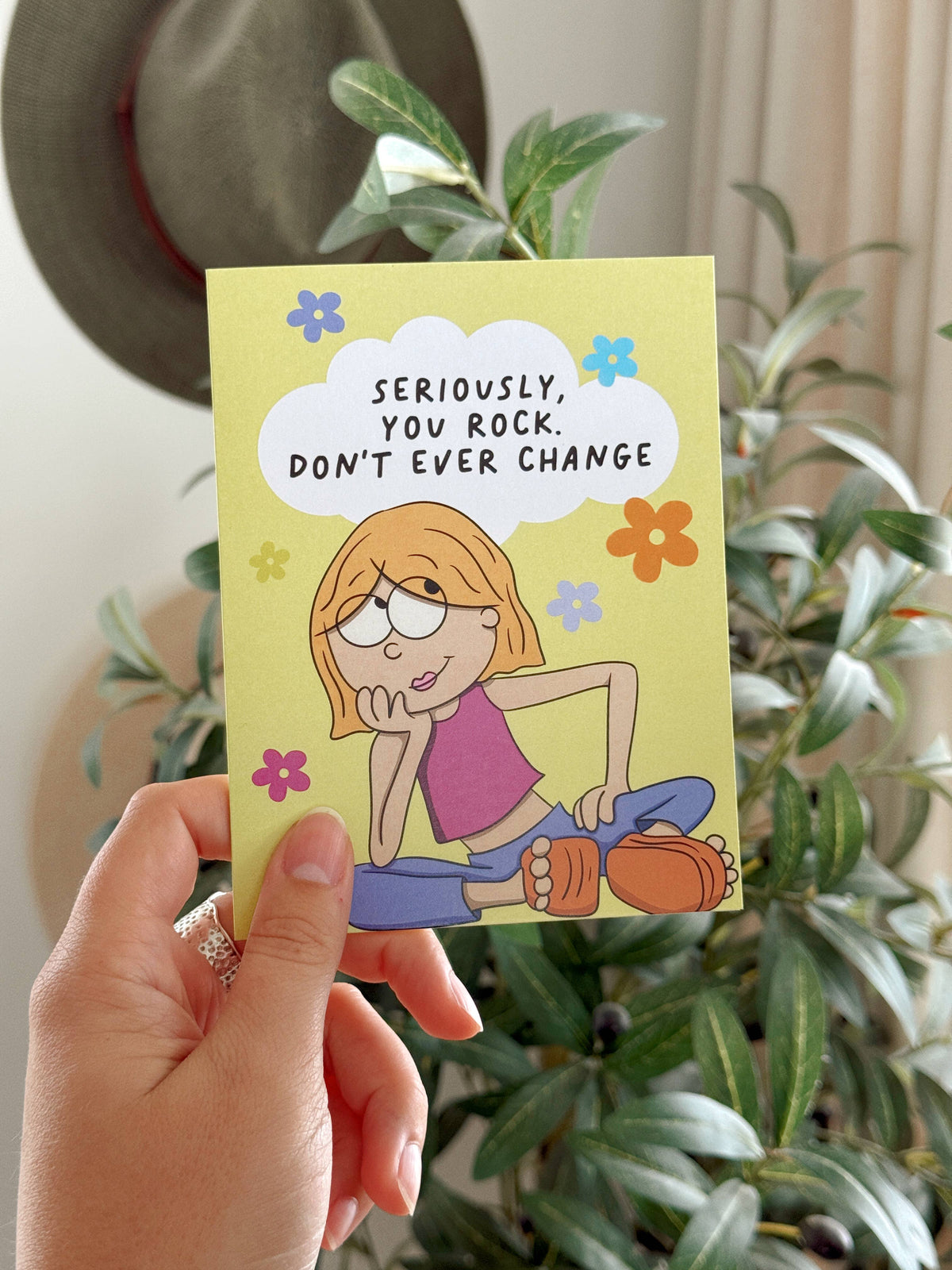 You Rock, Don't Ever Change - Retro Y2k Card