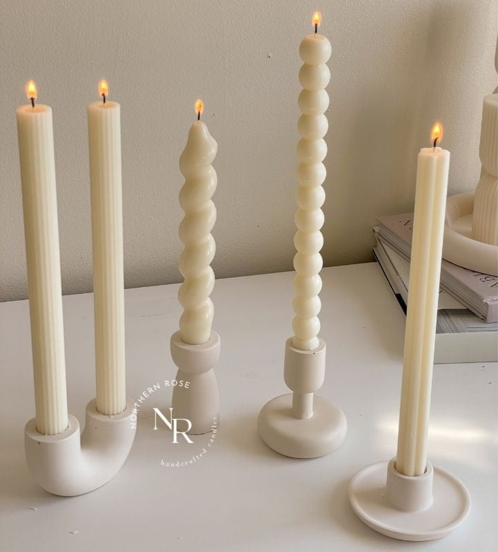Chloe Twisted Taper Candle image 3